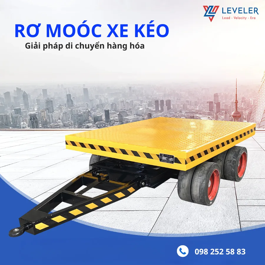 Rơ Moóc Sàn Phẳng Kéo Hàng 1 – 3 tấn